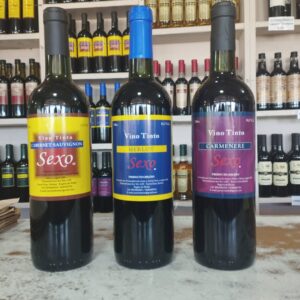 Botella Vino Varietal Sexo 750 cc