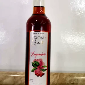 Licor de fruta, Enguindado, Don Ginito, botella 500 cc.