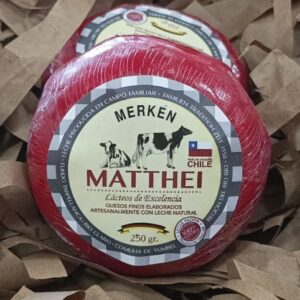 Quesos artesanales Matthei, 250 gramos.